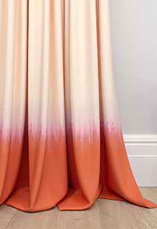 Petal & Block Monsoon Mist, Sunset - Made to Measure Curtains